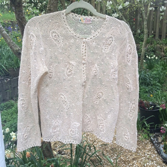 Crochet Cardigan Vintage - Picture 3 of 8